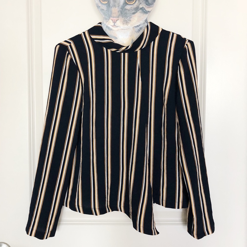 Topshop Business Casual striped top, never worn